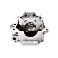 Nouvelle culasse en alliage d'aluminium CSRK avec logo laser OEM 21/24 pour moteur Yamaha NMAX Racing, couleur métallique, assurance qualité.