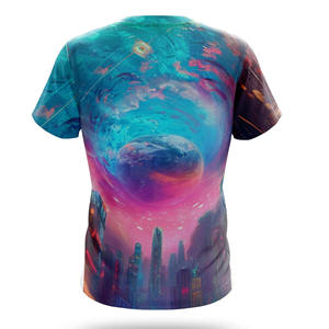 Haute Qualité Vintage Sublimation Hommes T-Shirt Unique Impression Motif Conception 200 Grammes Tissu Poids O-cou Style Décontracté - Product Image 2