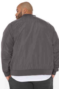 Venta caliente al por mayor de gran tamaño cremallera estilo lona Stand Collar Bomber chaqueta hombres Pakistán hecho Super Street Unisex 2025 - Product Image 3