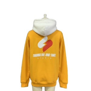 Custom Logo Winter Pullover Hoodie Cotton Blend Unisex Oversized Fleece Eco-Friendly Pocket <b>Comfortable</b> Sweatshirt Wholesale - Product Image 5