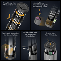 Kit de meulage rotatif électrique 4V 60 en 1, moteur sans balais, type C, ensemble d'outils rechargeables pour la sculpture sur bois et le polissage