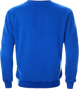 Pull-over OEM de haute qualité Sweat-shirt à col rond vierge en peluche teint uni en coton personnalisé pour la vente en gros - Product Image 2