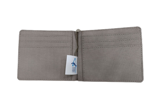 กระเป๋าสตางค์เดินทางโพลีเอสเตอร์แบบพับได้แบบบางมีสไตล์ลูกอมโบฮีเมียนสีเทาปรับแต่งโลโก้ได้หลายใบโซ่สั้น - Product Image 2