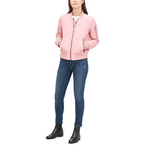 Blouson bombardier d'hiver pour femmes bombardier vêtements d'hiver pour femmes vente en gros de vestes personnalisées blouson bombardier en satin - Product Image 3