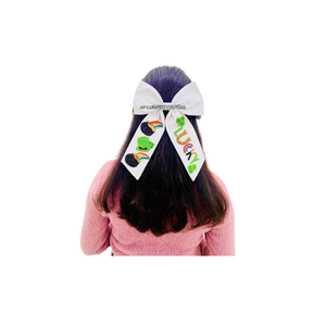 Lazo Irlandés Hecho a Mano con Cuentas, Lazo de Cocodrilo Bordado a Mano, Accesorios para el Cabello de Moda, Día de San Patricio, Letra de la Suerte - Product Image 6
