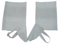 Protège-jambes en cuir de vachette résistant à la chaleur et imperméable pour le travail