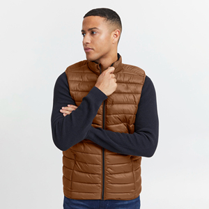 Veste rembourrée d'hiver pour hommes taille XL Veste de haute qualité couleur unie chaude respirante coupe-vent sans manches légère teinte unie OEM - Product Image 2
