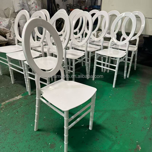 <span class=keywords><strong>Chaise</strong></span> de mariage élégante <span class=keywords><strong>Victoria</strong></span> <span class=keywords><strong>Ghost</strong></span> en résine blanche, dossier rond ovale, empilable, pour événements de mariage - Product Image 6