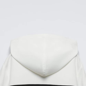 Sudadera con capucha ajustable de invierno para hombre, logotipo personalizado, de gran tamaño, transpirable, con cremallera completa, ropa informal básica, mezcla de algodón - Product Image 5