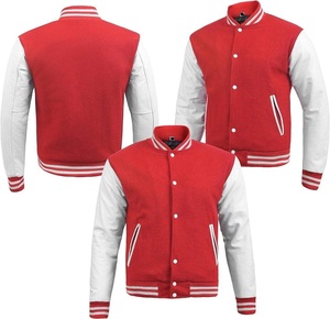 Veste bomber d'hiver pour homme de haute qualité OEM, service OEM personnalisé, doublure en laine 100% polyester, vêtements de sport d'extérieur - Product Image 4