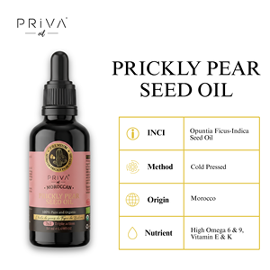น้ำมันเมล็ดกระบองเพชร PrivaOil (Cactus Barbary Fig) 15มล./30มล./50มล. น้ำมัน Opuntia Ficus-Indica บริสุทธิ์ น้ำมันคุณภาพพรีเมียมสำหรับขายส่ง - Product Image 2