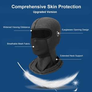 Balaclava de moto de qualité supérieure en gros, masque intégral, logo personnalisé de haute qualité avec impression, respirant, séchage rapide - Product Image 3