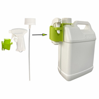 Disparador remoto 38-400 con funda de plástico duradera para el hogar y el jardín Limpieza al aire libre Capacidad de 1l para botellas de cualquier galón
