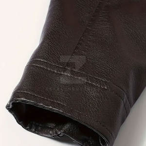 Veste d'hiver en cuir véritable pour hommes Tissu doux Vêtements de mode respirants Veste en cuir - Product Image 4