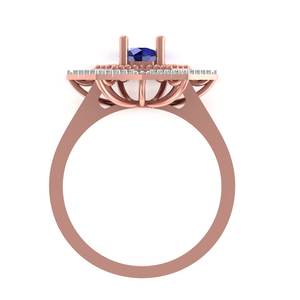 Anillo de compromiso de diamante chapado en oro rosa de 18 quilates más vendido, diseño elegante brillante para boda, aniversario certificado por IGI - Product Image 4