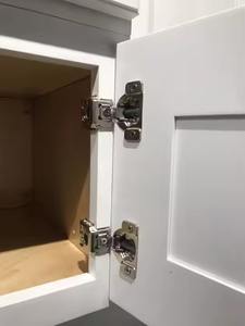 Shaker Style 1 Drawer 2 Door White Lacquer Plywood <b>Kitchen</b> Cabinets <b>Sink</b> Base Cabinets with Hinge <b>Accessory</b> for US Standards - Product Image 3