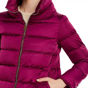 Vêtements d'hiver pour femmes, doudounes coupe-vent respirantes en nylon tricoté, faible MOQ - Product Image 6