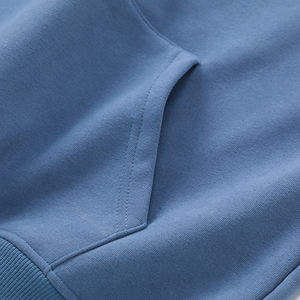 Sweat-shirt à capuche surdimensionné en molleton français lourd personnalisé en gros, essentiel pour la broderie et l'impression en relief pour hommes - Product Image 5