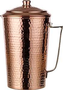 Shiny Polished Metal Utensils Pure <b>Copper</b> Mug Decorative Unique Design Wholesale Pure Indian Products - Product Image 3