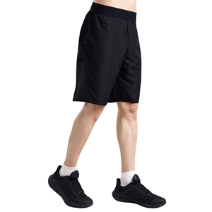 กางเกงขาสั้นผู้ชาย 100% โพลีเอสเตอร์ เป็นมิตรกับสิ่งแวดล้อม ระบายอากาศได้ดี สีพื้น ทรงบ็อกซี่ เหมาะสำหรับออกกำลังกาย ว่ายน้ำ ผลิตโดยโรงงาน ขายส่งจำนวนมาก - Product Image 6