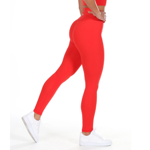 Pantalons de yoga compressifs pour femmes, taille haute, extensibles, pour l'entraînement, le fitness, la gym, vêtements de sport, fabrication OEM, vêtements de sport personnalisés - Product Image 2