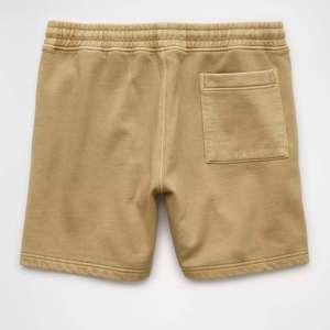 Conjunto de Sudadera y Pantalones Cortos de Algodón 100% para Hombre, Tallas Grandes, Transpirable, Venta al por Mayor, Diseño Liso, para Verano y Otoño - Product Image 5