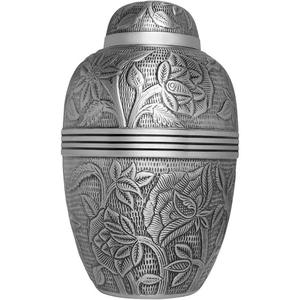 Urne funéraire en métal d'élégance imprimée en chrome avec couleurs et tailles personnalisées pour la maison au prix de gros - Product Image 1