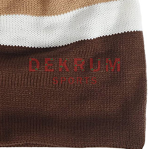 Bonnet tricoté d'hiver en coton de haute qualité unisexe motif imprimé personnalisé garder au chaud Cou - Product Image 6