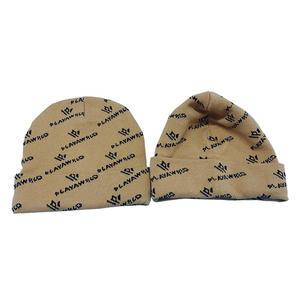 Bonnet d'hiver en acrylique à logo imprimé sur toute la surface, design personnalisé, bonnet d'hiver en crochet à logo, MIDEN INTERNATIONAL. - Product Image 2