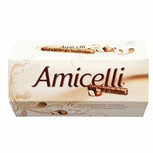 Rouleaux de gaufrettes au chocolat Amicelli avec biscuits et enrobage de chocolat au lait onctueux, emballage en vrac pour les distributeurs et les détaillants - Product Image 4