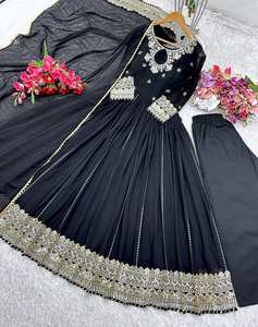 Vestido de fiesta Pent y Dupatta con trabajo de bordado pesado - Product Image 1