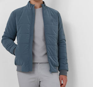 Men's Polyester Gilet Jacket Full Sleeve Winter Warm Outdoor Casual Workwear Windproof Lightweight Fashion Body Warmer Cotton - Product Image 1