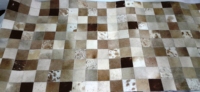 Alfombra Moderna de Lujo para Hotel, Bordada a Mano, de Pelo Corto, de Cuero Genuino de Alta Calidad, Antideslizante, Apta para Mascotas
