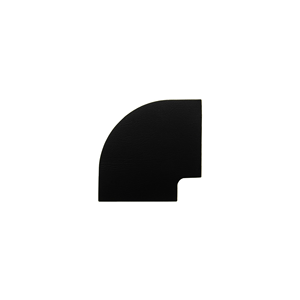 LongLife - Marquage de Sol Angle 90°, Autocollant 75mm, Noir, 50 pcs / Paquet. - LG-75-W90-06 - Product Image 1