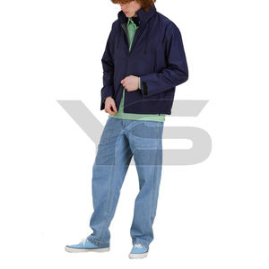 แจ็กเก็ตมีฮู้ดสำหรับผู้ชายแจ็กเก็ตมีฮู้ดย้อมสีตัวหนังสือมีซิปแบบลำลองสำหรับฤดูหนาวกันน้ำได้ดีเยี่ยม - Product Image 6