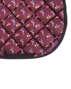 Polo Horse Design Sublimación Sillín Manta Dressage Jumping Style con forro de tela Relleno de algodón para deportes ecuestres - Product Image 4