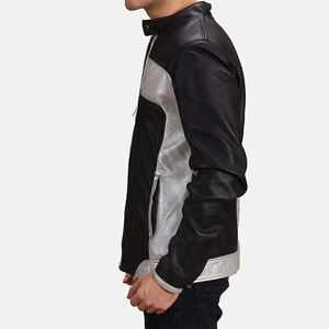 Chaquetas de Cuero al por Mayor, Chaqueta de Cuero Bomber de Invierno Personalizada para Hombre, Chaqueta de Cuero de Alta Calidad Resistente al Viento - Product Image 5