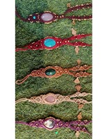 Nouveau bracelet en macramé plaqué or HARI OM CREATIONS, perles en alliage, fils multicolores, style vintage bohème, idéal pour les festivals indiens et les mariages