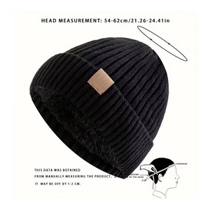 Gorro de Punto Clásico de Invierno con Logotipo Bordado Personalizado de Alta Calidad, Tendencia 2025, 100% Algodón, Unisex - Product Image 6