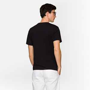 เสื้อยืดผู้ชายสีดำแห้งเร็วสีพื้นใส่ลำลอง - Product Image 3