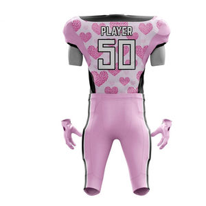 Lightweight American <b>Football</b> Uniform Short 100% Polyester Customizable Breathable Moisture-Wicking Jersey Padded Pants High - Product Image 5