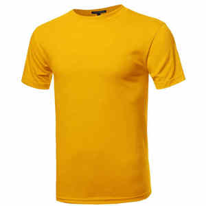 T-shirt en jersey de streetwear pour homme de haute qualité, poids lourd, 100% coton, taille plus |   T-shirt uni à épaules tombantes à motif écossais - Product Image 1