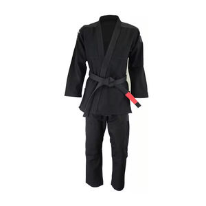 Uniforme de Taekwondo de punto reforzado con cinturón Traje de artes marciales cómodo y flexible para adultos y jóvenes Judo y Karate - Product Image 3