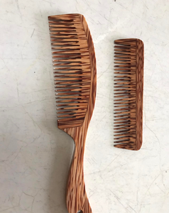 Peine de Madera de Coco Duradero para el Cuidado del Cabello Saludable - Product Image 2