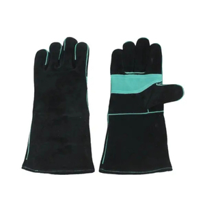 Meilleurs gants de soudage en cuir de vachette fendu personnalisé 100% gants en cuir de protection des mains de sécurité anti-coupure les plus vendus pour hommes - Product Image 1