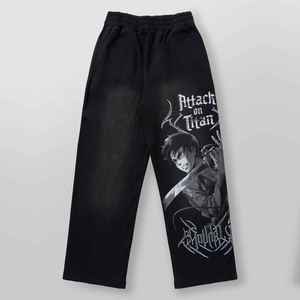 Pantalons de survêtement unisexes en coton avec impression personnalisée pour l'automne et l'hiver, ourlets élastiques, cordon de serrage, leggings décontractés, vêtements de sport - Product Image 3