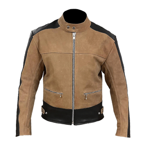 <b>Men's</b> Genuine Leather Motorcycle <b>Biker</b> Riding <b>Jackets</b> CE Armoured Protected Track Racing Leather Motorbike <b>Jacket</b> For <b>Men</b> - Product Image 3