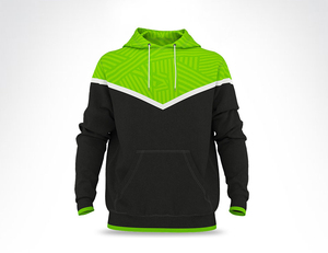 Sudaderas con capucha impresas por sublimación gráfica personalizadas de alta calidad para hombre, jersey con estampado completo, mezcla de algodón, transpirable, ODM OEM - Product Image 6