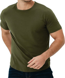 เสื้อยืดลูกเรือสำหรับผู้ชายเสื้อยืดปักโลโก้เสื้อ100% โพลีเอสเตอร์ลำลองแขนสั้นระบายอากาศได้ดีแห้งเร็วคุณภาพระดับพรีเมียม200g - Product Image 4