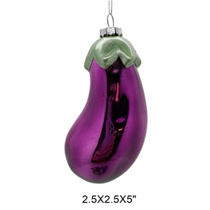 Adornos Navideños de Cristal Italiano Pintados a Mano, Figuras Clásicas a Todo Color de Naturaleza y Jardín, Decoraciones Novedosas para Árboles de Navidad - Product Image 5
